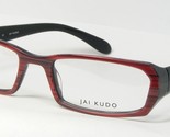 Jai Kudo 1730 879 P11 Red Black Stripe Glasses Frame 53-19-140mm-
show o... - $67.21