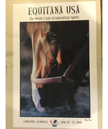 2001 EQUITANA Horse Equestrian Sports LOUISVILLE OFFICIAL POSTER Print S... - $98.98