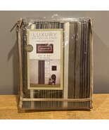 Vtg SPRINGMAID Fan Pleated Drapery Panel Yarn Dyed Stripe 25x84” Browns - €17,00 EUR Vtg SPRINGMAID Fan Pleated Drapery Panel Yarn Dyed Stripe 25x84” Browns - €17,00 EUR