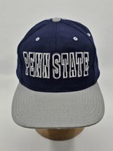 Penn State University PSU Gray Blue Navy Strapback Hat Pro Player NCAA - $24.99