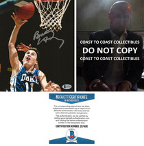Bobby Hurley signed Duke Blue Devils basketball 8x10 photo proof Beckett COA... - £85.65 GBP