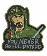 Miltacusa Never Go Full Humor Funny Inspired Tactical Patch [3D-PVC Rubb... - £7.46 GBP