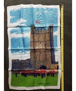 Pure Linen Tea Towel Richmond Castle Made in Ireland FS - £12.45 GBP