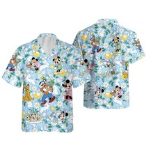 Goofy And Friends Happy Easter Day Bunny Costume Hawaiian Shirt - £8.24 GBP+