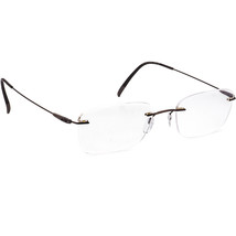 Silhouette Eyeglasses 5500 70 6040 Dynamics Colorwave Brown Rimless 53[]... - £159.28 GBP