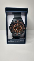 GEORGE Sports 24 Hour Easy Read Dial Long Life Battery Black Watch - Men - $15.83