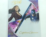 Captain America Wanda Maximoff 2023 Cosmos 19/25 Dual Auto Disney 100 Ma... - $247.49