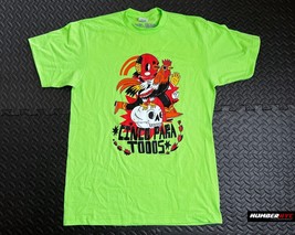 Espolon Tequila Stadium Goods Size LARGE Shirt Neon Green Cinco Para Todos - $19.79