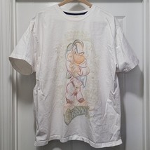 Grumpy Snow White Shirt White Cotton Disney Studio Collection Men&#39;s XL - $16.44