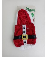 New Merry &amp; Bright Bearded Dragon Santa Christmas Reptile Costume Outfit - $4.85