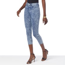 G by Giuliana -  G-Soft Faux Fly Crop Jegging - Light Acid Wash - Size 2 - £16.42 GBP