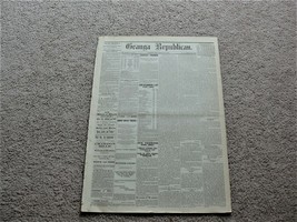 Geauga Republican, Wednesday, February 8, 1882- Chardon, Ohio Newspaper. - £14.83 GBP