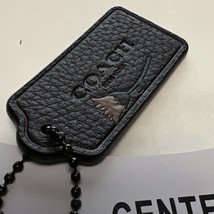 Coach Signature exotic flower 2.25 aprox Key Ring Keychain brown - $39.59