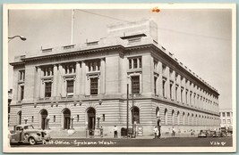RPPC United States Post Office Building Spokane Washington WA UNP Postcard H3 - £4.63 GBP