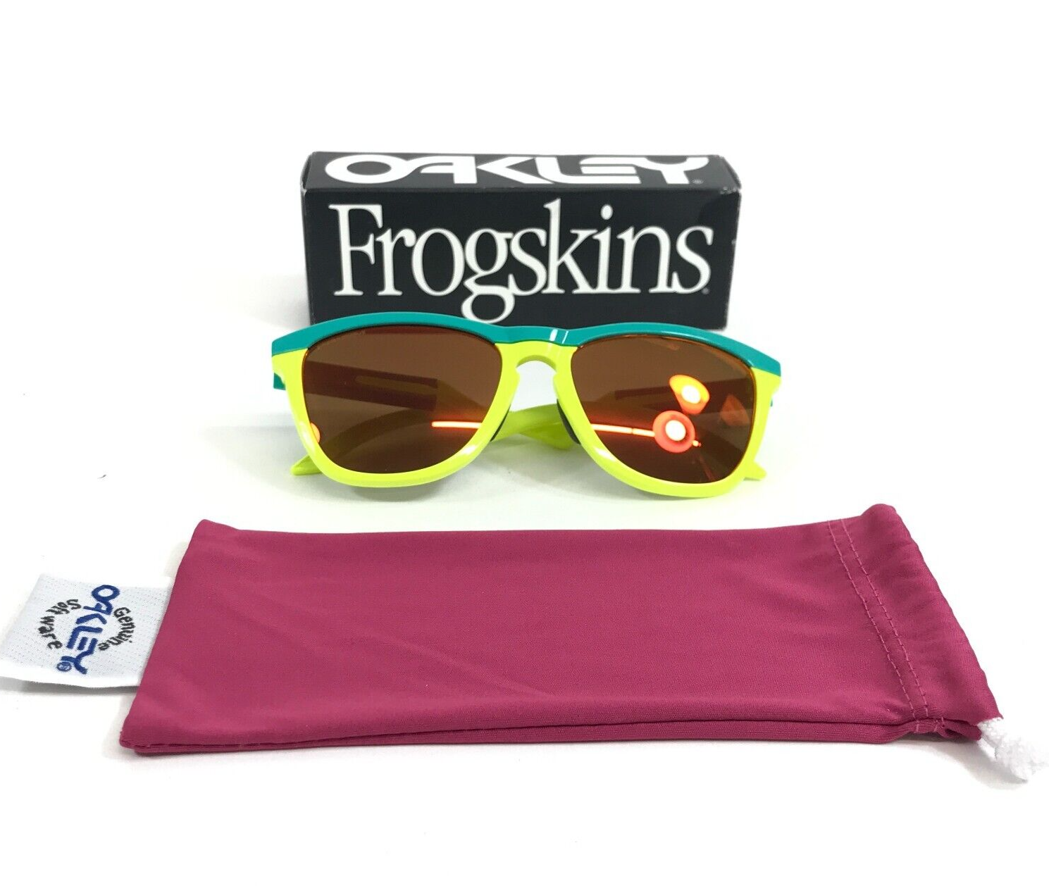 Oakley Sonnenbrille Frogskins Hybrid OO9289-0255 Celeste/Tennisball Gelb... - £107.33 GBP