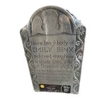 Disney Hocus Pocus Emily Binx Tombstone Blow Mold Outdoor Halloween Home... - $47.42