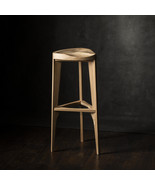 Terza Maggiore - Oak wood bar stool - Carved seat - Counter stool - Bar ... - £385.31 GBP