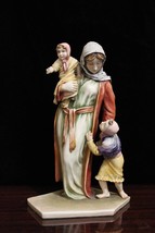 Vintage Italy Antonio Borsato Lady with children Nativity  Figurine Mint... - £175.73 GBP