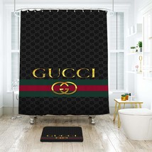 Gu_cci 16 Custom Shower Curtain Bath Mat Bathroom Waterproof Decorative Bathtube - £17.29 GBP+