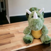 KellyToy 14” Green Triceratops Dinosaur Stuffed Plush Xtra Soft Cuddly, EUC - £11.75 GBP