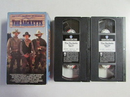 Louis L&#39;amour&#39;s The Sacketts 1991 Vhs 2-TAPE Set Sam Elliot Tom Selleck 957 A/B - £1.54 GBP