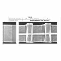 Curtain Tape Ruffle Pocket Rod Transparent High 10Cm Furlanis N101 - $3.23