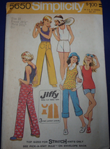  Simplicity Girl’s Jiffy Top And Pants In Two Lengths Size 10 #5650 Uncut - £4.77 GBP