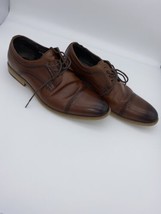 Stacy Adams Dickinson 25066-221 Men&#39;s Cognac Cap Toe Oxford Dress Shoes Size 9M - £31.57 GBP