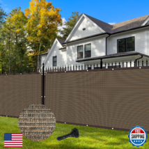 Vandham Fence Privacy Screen 180GSM 6x50FT Chain Link Fence Cover Outdoo... - $80.50