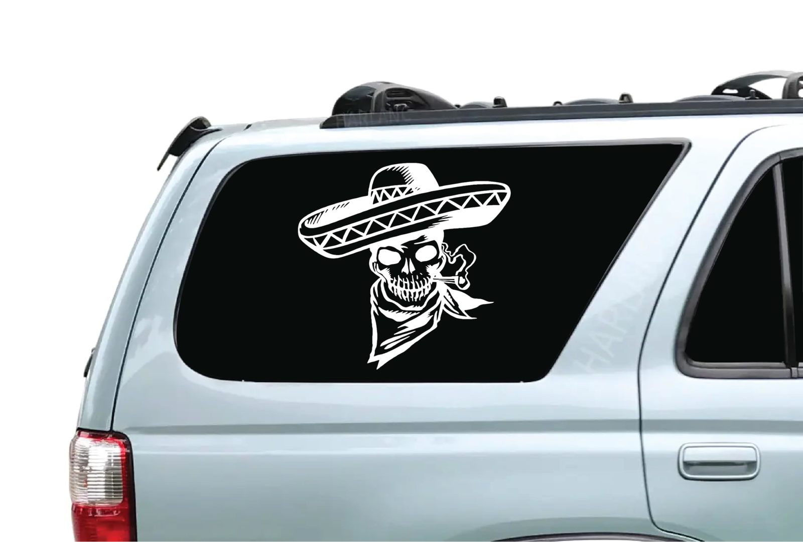 Traditional Mexican Skeleton with Sombrero Vinyl Decal Sticker - Custom ... - $0.99