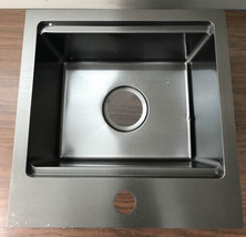 Undermount Kitchen Sink; 16 Gauge Stainless Steel Wet Bar, 15x15x9, Accessories - £134.49 GBP