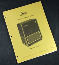 LESLIE Speaker model 820 Manual w/Parts List and Diagrams 1977 - $25.00