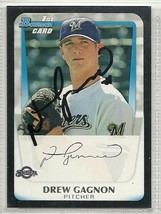 Drew Gagnon signed autographed card 2011 Bowman Draft pick - $9.41