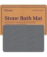 Stone Bath Mat Diatomaceous Earth Shower Mat Non-Slip Super, 24 * 16 Grey - $28.99