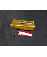 Old LOU J. EPPINGER DARDEVLET Spoon Lure Red White Fishing Casting No. 116 - £21.83 GBP