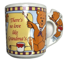 Vintage Collectors Mug Cup Bear Decorative Handle There&#39;s no love like G... - $476.67 MXN