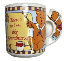 Vintage Collectors Mug Cup Bear Decorative Handle There&#39;s no love like G... - £19.97 GBP