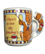 Vintage Collectors Mug Cup Bear Decorative Handle There&#39;s no love like G... - £20.02 GBP
