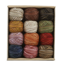 Valdani 3-Strand Ball Floss 30yd Vintage Hues Collection 12 Colors - £48.72 GBP