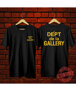 Gallery Dept. French Logo Yellow Men&#39;s T-Shirt black Size S-5XL - £21.23 GBP+