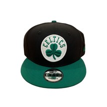 New Era 9Fifty Boston Celtics NBA Two Tone Black Green Snapback Hat NWT - £23.59 GBP
