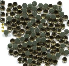 Rhinestones 16ss 4mm Lt. AMBER Color Hot Fix  iron on  2 Gross  288 Pieces - $6.78