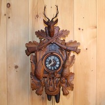 Large 8 Day German Schmeckenbecher Black Forest Hunter Cuckoo Clock~Runs Good ~ - £475.11 GBP