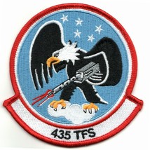 4&quot; Air Force 435 Tfs Blue Eagle Vietnam Phantom Military Embroidered Patch - £22.74 GBP