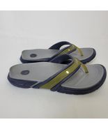 Crocs Sandals Unisex M6 W8 Flip Flop Thong Gray Blue Green Slip On Comfo... - $341.73 MXN