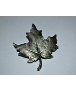 BEAUTIFUL HANDMADE MARPLE LEAF BROOCH, SEAGULL, CANADA - $35.54