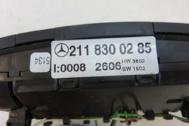 Mercedes W211 E63 E550 switch, climate control, rear 2118300285 - $32.71