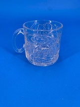 THE RIDDLER Batman Forever Glass Cup Mug With Handle  McDonalds 1995 See Picture - £8.13 GBP