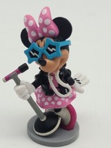Disney Store POPSTAR MINNIE MOUSE Cake TOPPER Toy - $12.28