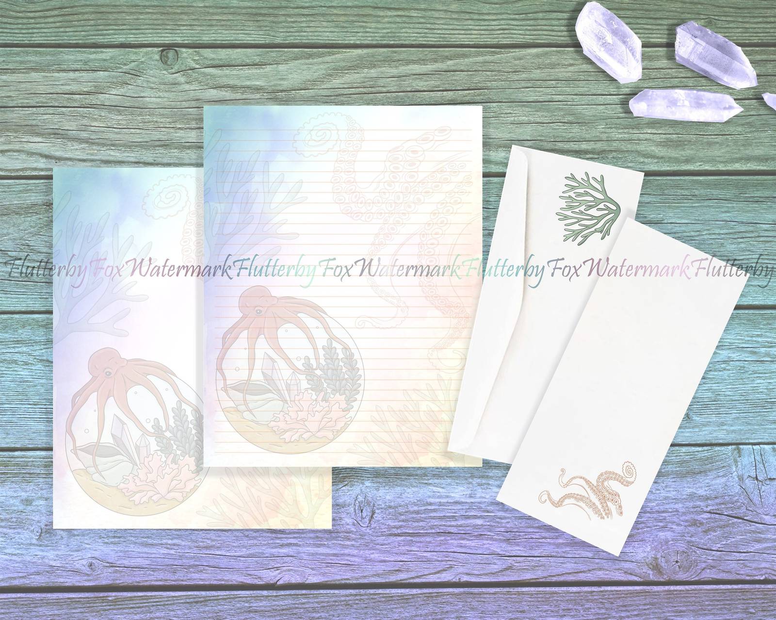 Ocean Magic Stationery Set